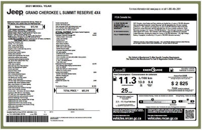 2021 Jeep Grand Cherokee L Summit