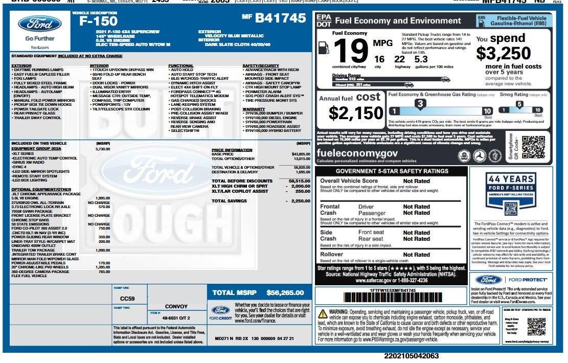 2021 Ford F-150 XLT