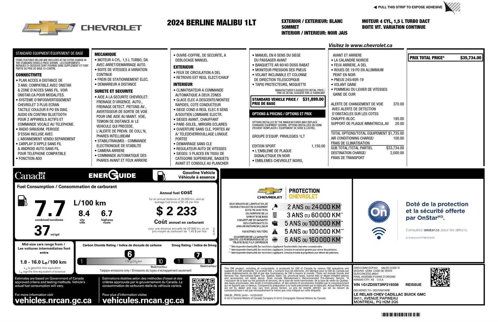 2024 Chevrolet Malibu 1LT