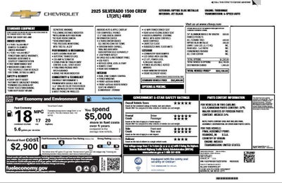 2025 Chevrolet Silverado 1500 LT (2FL)
