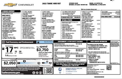 2022 Chevrolet Tahoe RST