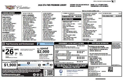 2020 Cadillac XT4 Premium Luxury