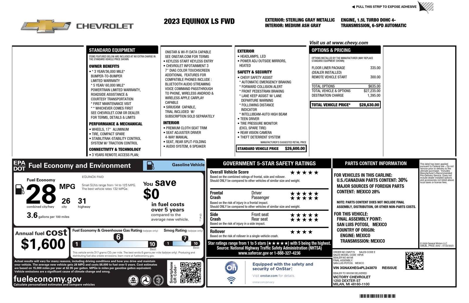 2023 Chevrolet Equinox LS