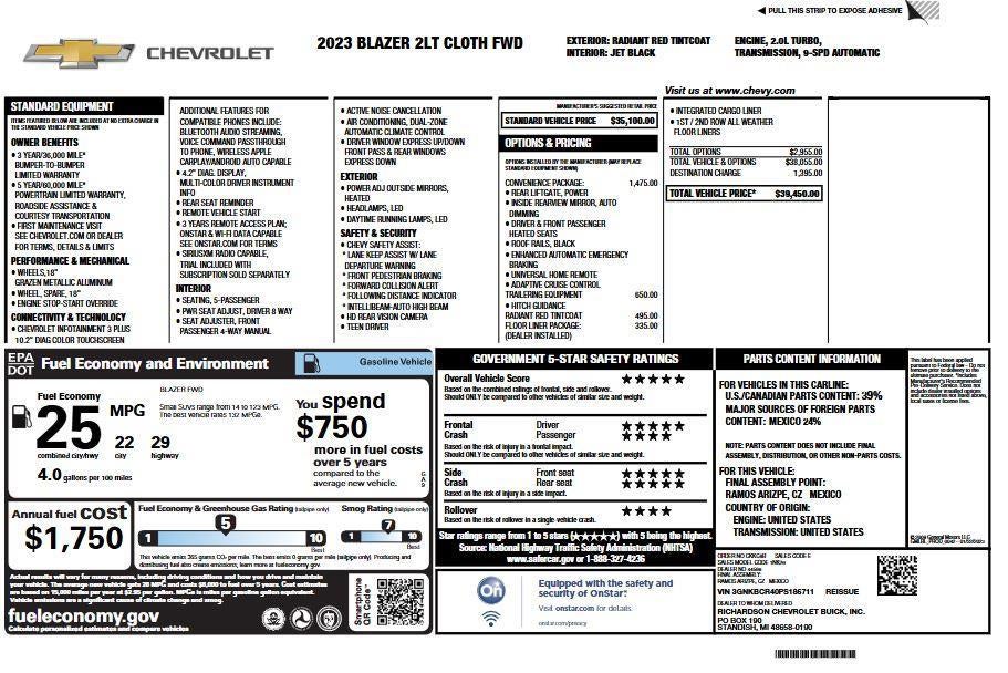 2023 Chevrolet Blazer 2LT