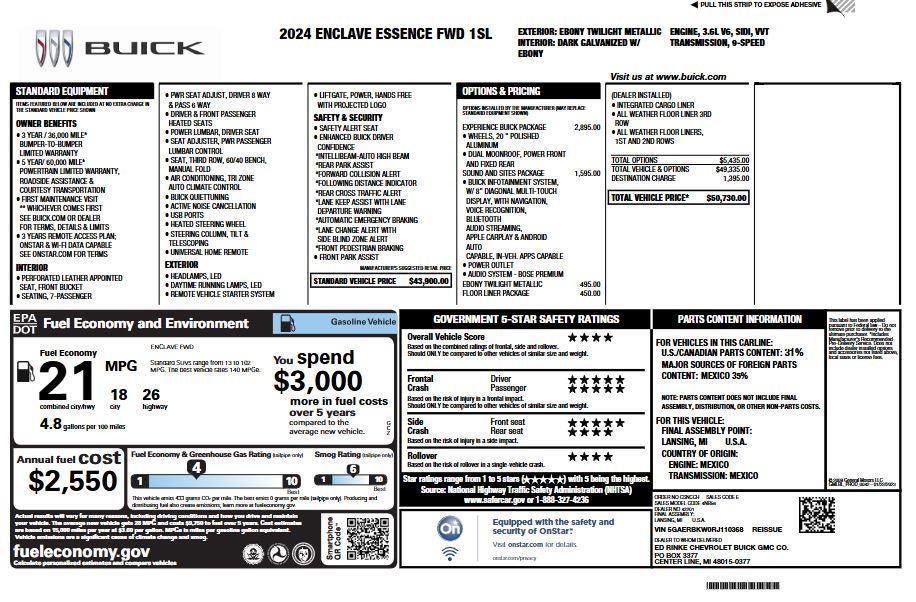 2024 Buick Enclave Essence