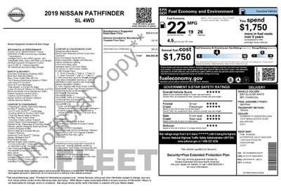 2019 Nissan Pathfinder SL