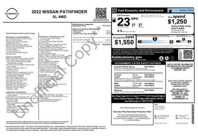2022 Nissan Pathfinder SL 4WD