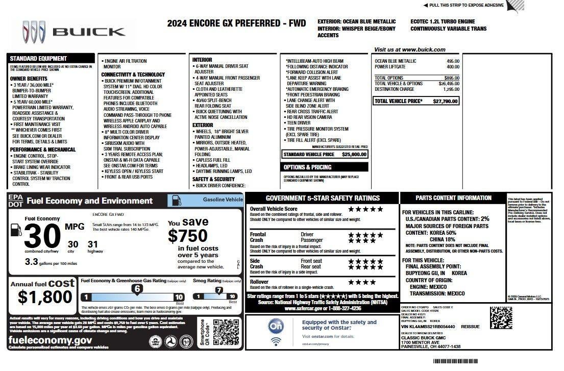2024 Buick Encore GX Preferred