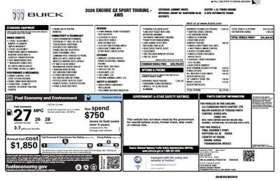 2026 Buick Encore GX Sport Touring