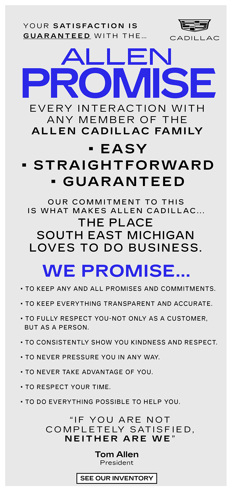 Allen Cadillac in Monroe MI