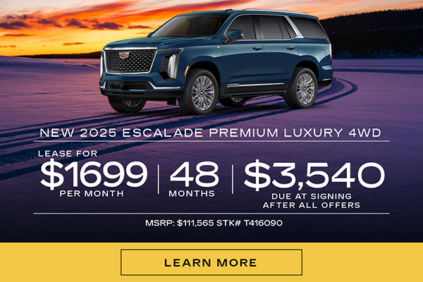 2025 Cadillac Escalade Special