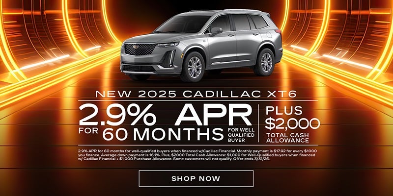 New 2025 CADILLAC XT6
