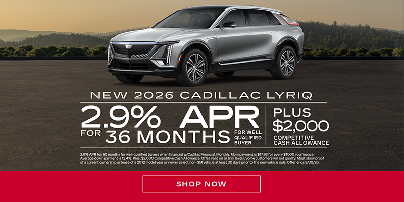 New 2026 Cadillac LYRIQ